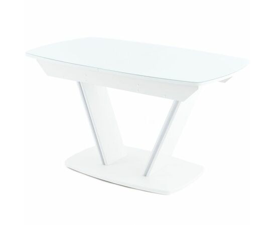 Стол «Дрезден» 130x80 стекло, белый | Интернет магазин мебели и декора LifeDekor