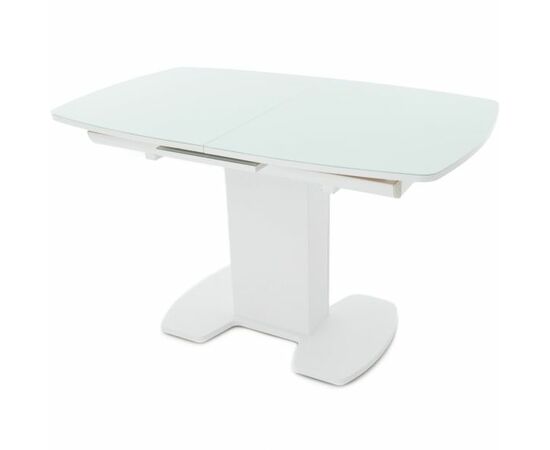 Стол «Будапешт» 130x80 стекло OPTI, белый | Интернет магазин мебели и декора LifeDekor