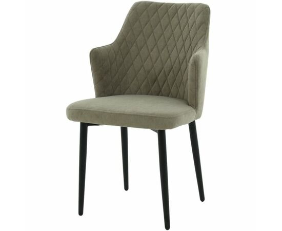 Стул «Курт», велюр Бренди мансун, каркас черный | Интернет магазин мебели и декора LifeDekor