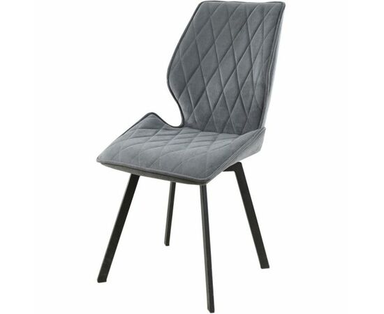 Стул «Амаретто», велюр Бренди мансун, каркас вращения черный | Интернет магазин мебели и декора LifeDekor