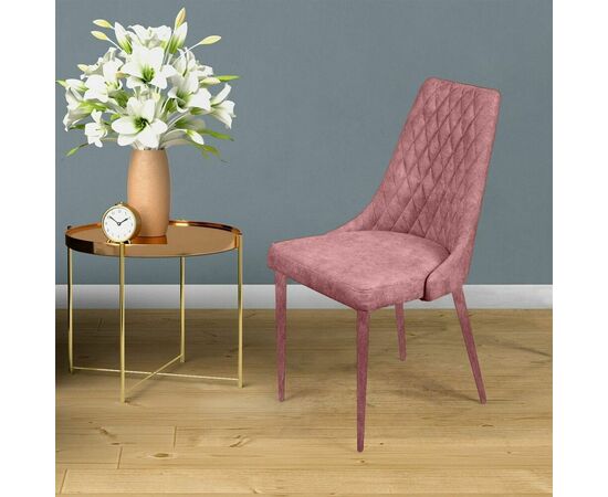Стул CONNOR LUXE, бархат пудровый 15/конус, изображение 7 | Интернет магазин мебели и декора LifeDekor