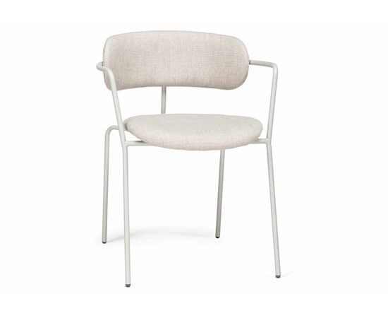 Стул на металлокаркасе Маки бежеваый / серый матовый | Интернет магазин мебели и декора LifeDekor