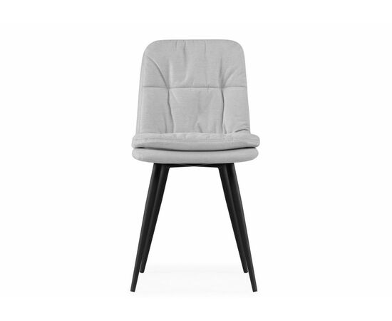 Стул на металлокаркасе Майк светло-серый / черный, изображение 2 | Интернет магазин мебели и декора LifeDekor