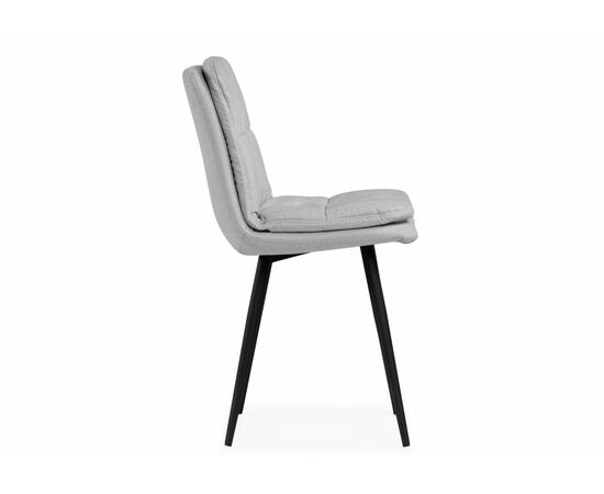 Стул на металлокаркасе Майк светло-серый / черный, изображение 3 | Интернет магазин мебели и декора LifeDekor