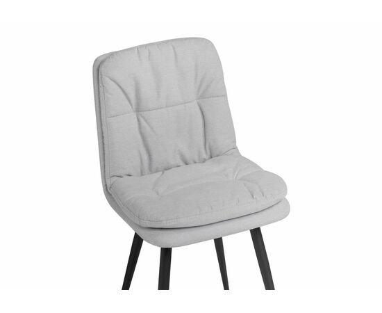 Стул на металлокаркасе Майк светло-серый / черный, изображение 5 | Интернет магазин мебели и декора LifeDekor