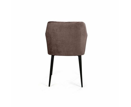 Стул с подлокотниками Robert, бархат антрацит 14, изображение 7 | Интернет магазин мебели и декора LifeDekor