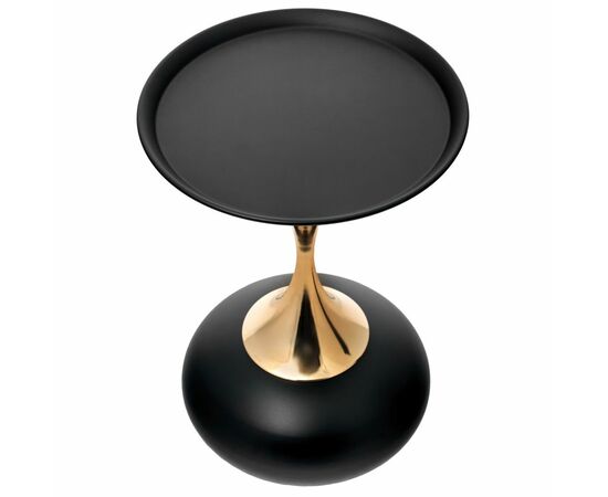 Кофейный столик Angel 40x55см, чёрный, металл, изображение 2 | Интернет магазин мебели и декора LifeDekor