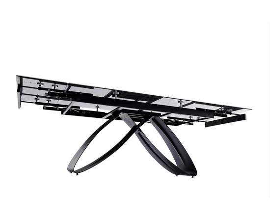 Стол керамический Enzo160-240*90 белый глянец/черный, изображение 5 | Интернет магазин мебели и декора LifeDekor