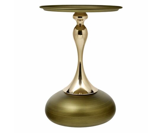 Кофейный столик Angel 40x55см, латунь, металл, изображение 2 | Интернет магазин мебели и декора LifeDekor