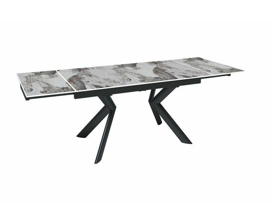 Стол раскладной Bridge (120+30+30), керамика глянцевая Pandora, изображение 3 | Интернет магазин мебели и декора LifeDekor