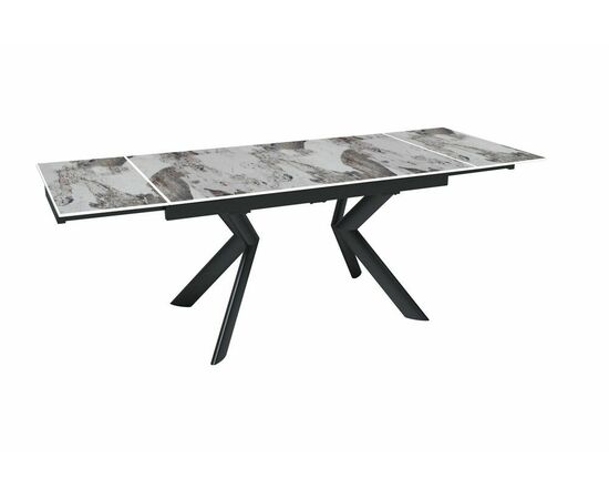 Стол раскладной Bridge (120+30+30), керамика глянцевая Pandora, изображение 5 | Интернет магазин мебели и декора LifeDekor