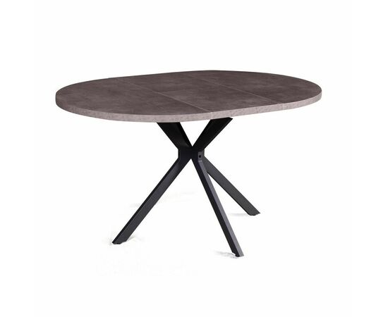 Стол круглый Vegas раздвижной (100+40) камень темный, изображение 7 | Интернет магазин мебели и декора LifeDekor