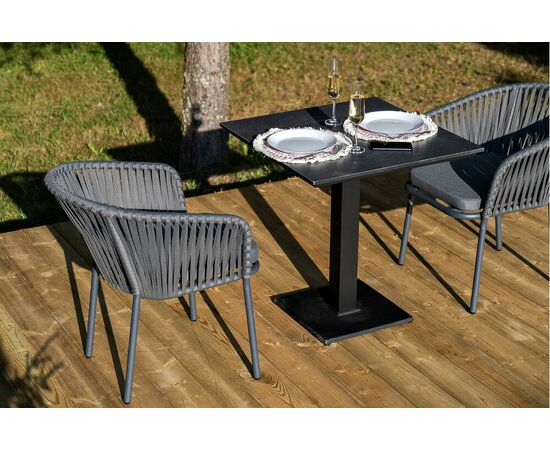 "Каффе" обеденная группа на 2 персоны, цвет "серый гранит", изображение 7 | Интернет магазин мебели и декора LifeDekor