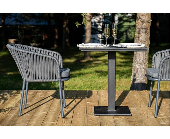 "Каффе" обеденная группа на 2 персоны, цвет "серый гранит", изображение 8 | Интернет магазин мебели и декора LifeDekor