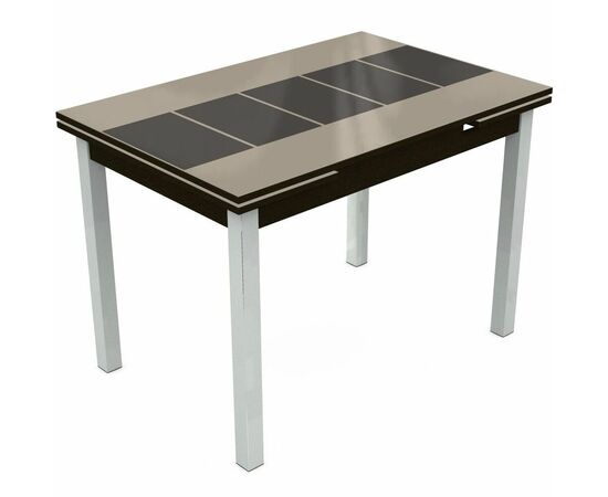 Стол «Шанхай» Каре Дабл 110x74, бежево-коричневый, изображение 3 | Интернет магазин мебели и декора LifeDekor