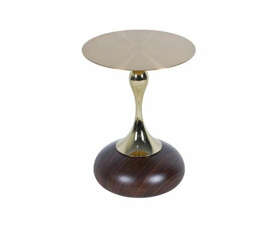 Кофейный столик Angel 40x55см, металл под дерево | Интернет магазин мебели и декора LifeDekor