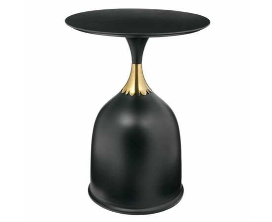 Кофейный столик Stupa 40x54см, чёрный, металл | Интернет магазин мебели и декора LifeDekor