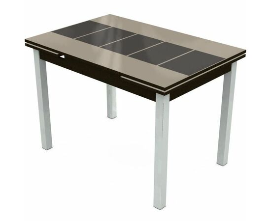 Стол «Шанхай» Каре Дабл 110x74, бежево-коричневый | Интернет магазин мебели и декора LifeDekor