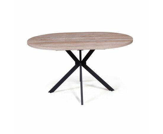 Стол круглый Vegas раздвижной (100+40) дуб эндгрейн, изображение 14 | Интернет магазин мебели и декора LifeDekor