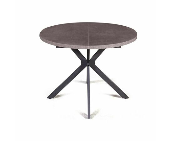 Стол круглый Vegas раздвижной (100+40) камень темный | Интернет магазин мебели и декора LifeDekor