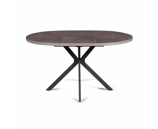 Стол круглый Vegas раздвижной (100+40) камень темный, изображение 4 | Интернет магазин мебели и декора LifeDekor