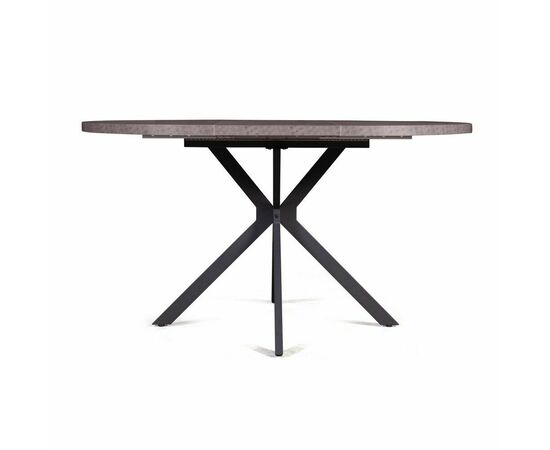 Стол круглый Vegas раздвижной (100+40) камень темный, изображение 10 | Интернет магазин мебели и декора LifeDekor