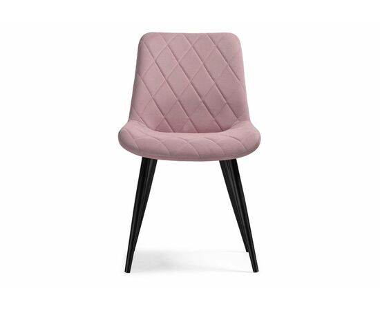 Стул на металлокаркасе Fox black / light purple, изображение 3 | Интернет магазин мебели и декора LifeDekor