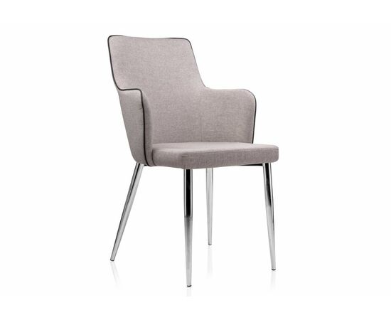 Стул на металлокаркасе Benza beige fabric | Интернет магазин мебели и декора LifeDekor