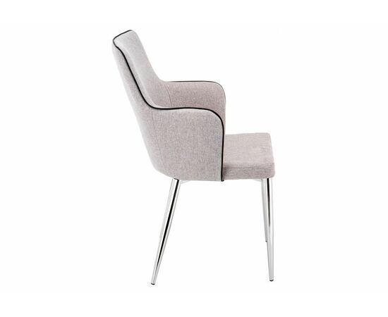 Стул на металлокаркасе Benza beige fabric, изображение 2 | Интернет магазин мебели и декора LifeDekor