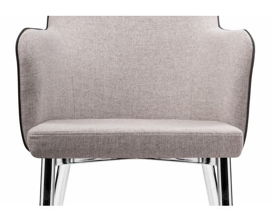 Стул на металлокаркасе Benza beige fabric, изображение 4 | Интернет магазин мебели и декора LifeDekor
