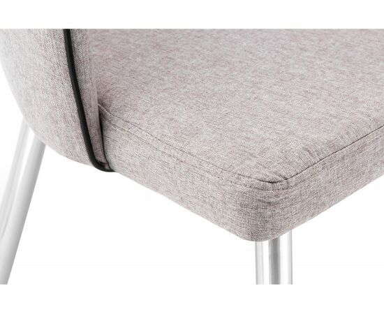 Стул на металлокаркасе Benza beige fabric, изображение 6 | Интернет магазин мебели и декора LifeDekor