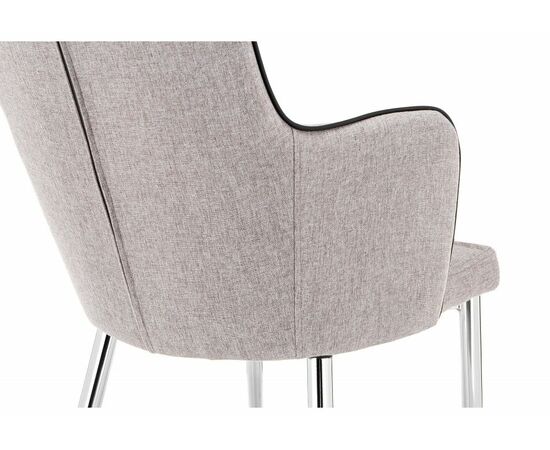 Стул на металлокаркасе Benza beige fabric, изображение 7 | Интернет магазин мебели и декора LifeDekor