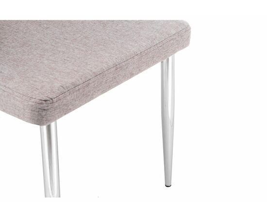 Стул на металлокаркасе Benza beige fabric, изображение 8 | Интернет магазин мебели и декора LifeDekor