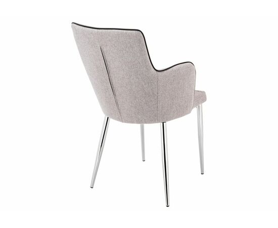 Стул на металлокаркасе Benza beige fabric, изображение 10 | Интернет магазин мебели и декора LifeDekor