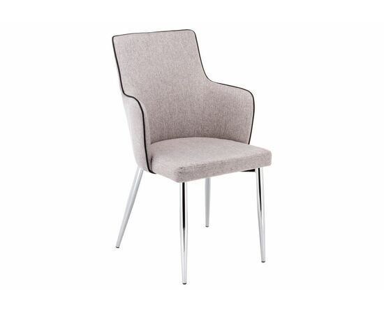 Стул на металлокаркасе Benza beige fabric, изображение 11 | Интернет магазин мебели и декора LifeDekor