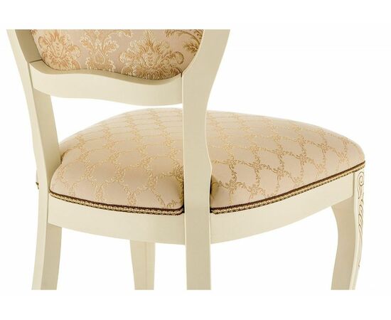 Стул деревянный Лауро патина золото / бежевый, изображение 5 | Интернет магазин мебели и декора LifeDekor