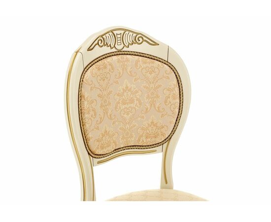 Стул деревянный Лауро патина золото / бежевый, изображение 7 | Интернет магазин мебели и декора LifeDekor