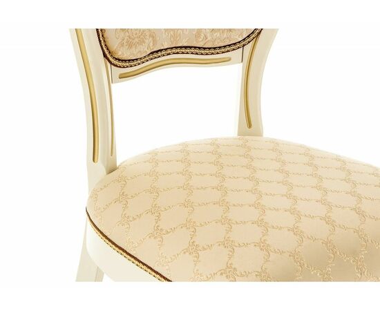 Стул деревянный Лауро патина золото / бежевый, изображение 8 | Интернет магазин мебели и декора LifeDekor