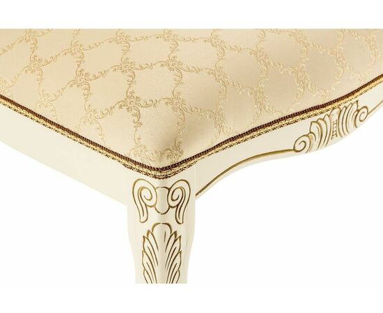 Стул деревянный Лауро патина золото / бежевый, изображение 10 | Интернет магазин мебели и декора LifeDekor