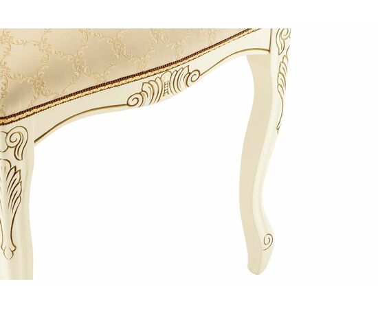 Стул деревянный Лауро патина золото / бежевый, изображение 11 | Интернет магазин мебели и декора LifeDekor