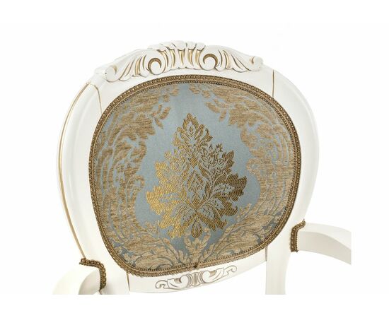 Кресло Adriano 2 молочный с патиной, изображение 7 | Интернет магазин мебели и декора LifeDekor