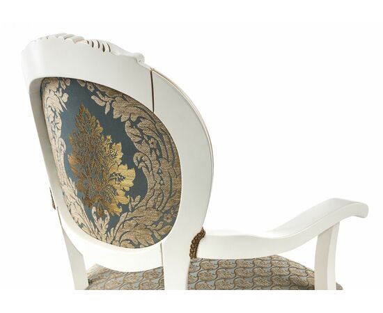 Кресло Adriano 2 молочный с патиной, изображение 11 | Интернет магазин мебели и декора LifeDekor