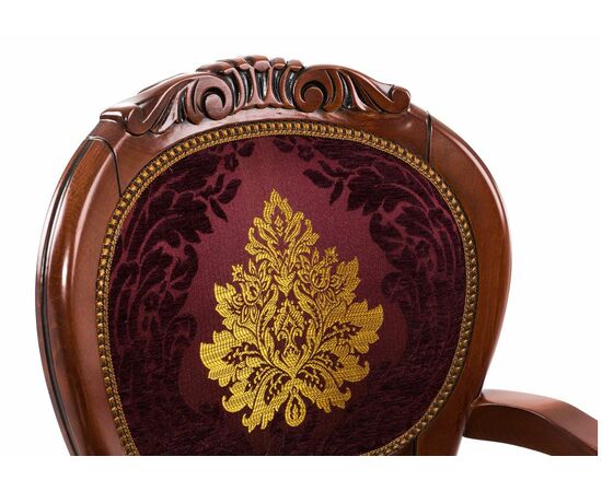 Стул деревянный Adriano 2 вишня с патиной, изображение 6 | Интернет магазин мебели и декора LifeDekor