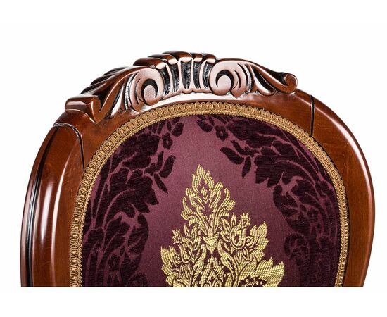 Стул деревянный Adriano 2 вишня с патиной, изображение 8 | Интернет магазин мебели и декора LifeDekor