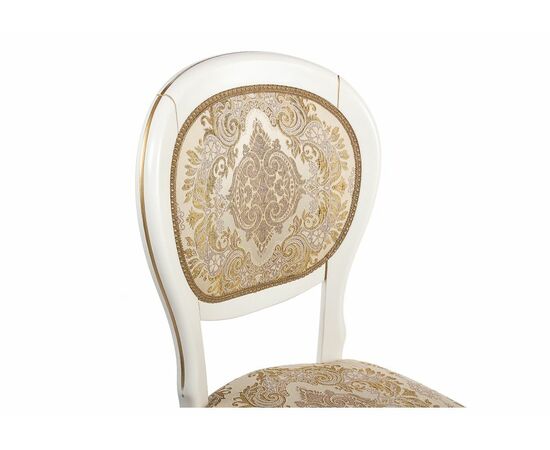 Стул деревянный Adriano молочный с патиной, изображение 6 | Интернет магазин мебели и декора LifeDekor