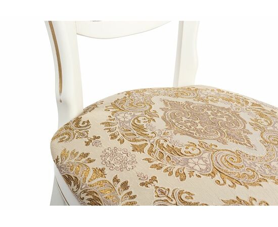 Стул деревянный Adriano молочный с патиной, изображение 8 | Интернет магазин мебели и декора LifeDekor