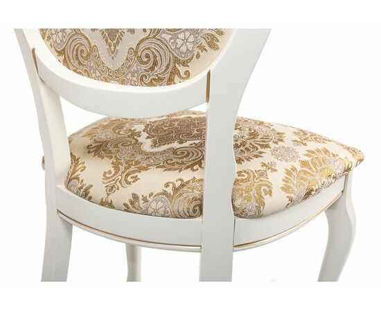 Стул деревянный Adriano молочный с патиной, изображение 11 | Интернет магазин мебели и декора LifeDekor