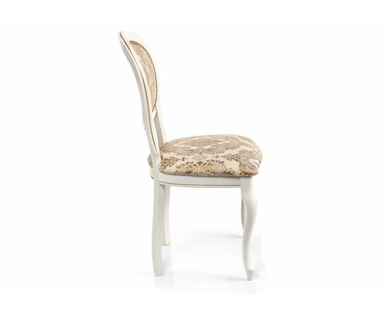 Стул деревянный Adriano молочный с патиной, изображение 3 | Интернет магазин мебели и декора LifeDekor