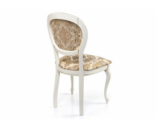 Стул деревянный Adriano молочный с патиной, изображение 4 | Интернет магазин мебели и декора LifeDekor