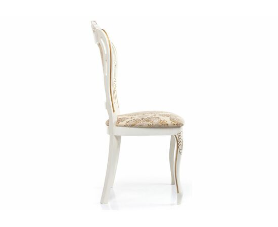 Стул деревянный Bronte молочный с патиной, изображение 6 | Интернет магазин мебели и декора LifeDekor